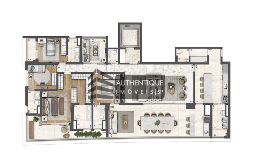Apartamento, 4 quartos, 166 m² - Foto 2