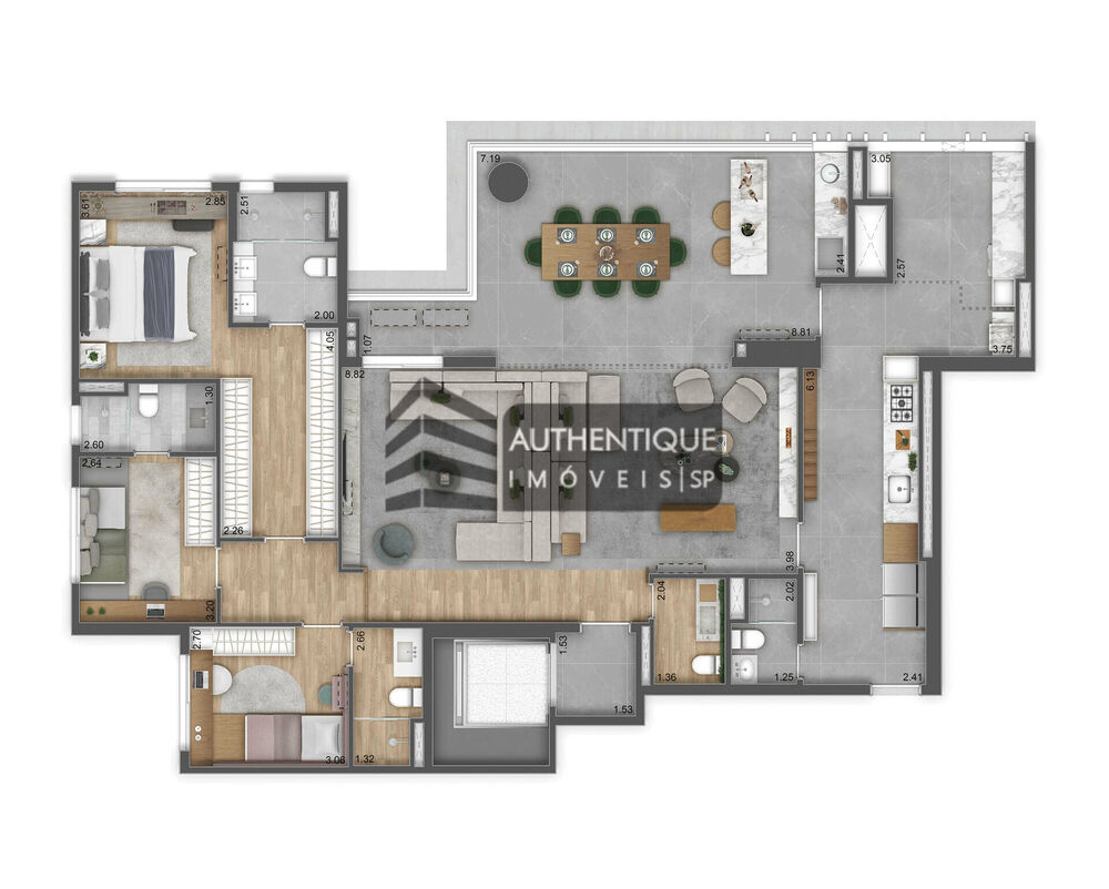 Apartamento, 4 quartos, 144 m² - Foto 8