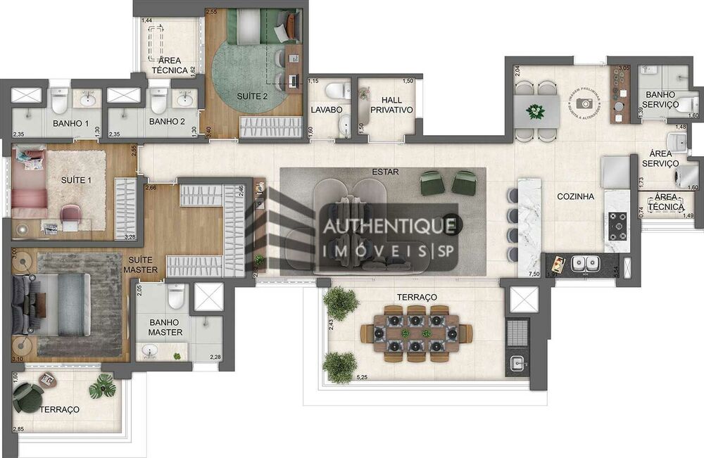 Apartamento, 4 quartos, 138 m² - Foto 8