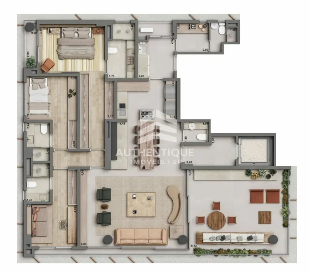 Apartamento, 3 quartos, 209 m² - Foto 15