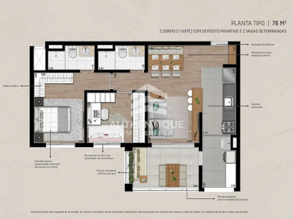 Apartamento, 2 quartos, 173 m² - Foto 14