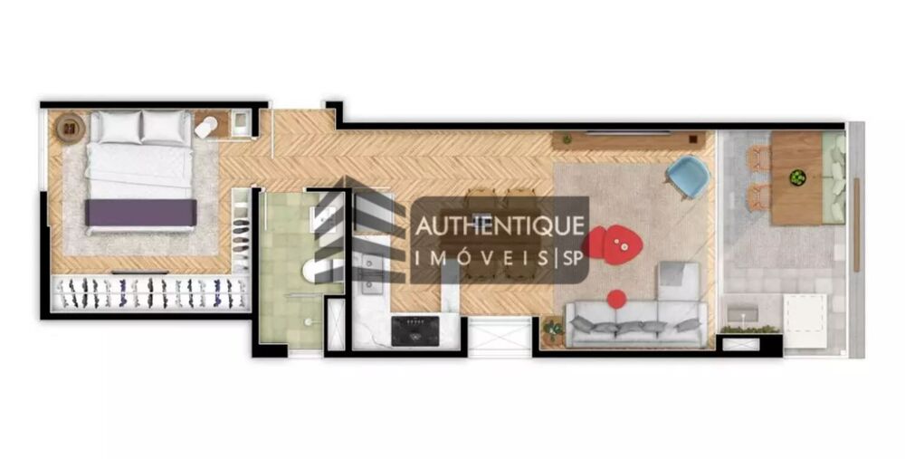 Apartamento, 1 quarto, 47 m² - Foto 5