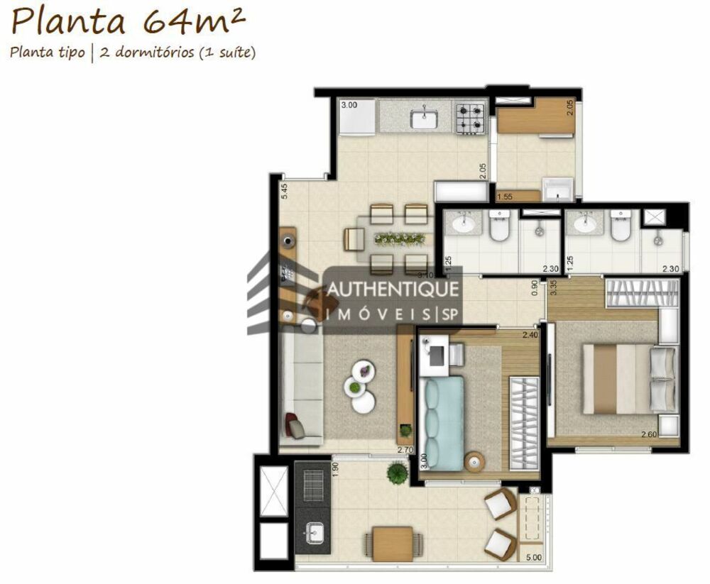 Apartamento à venda com 3 quartos, 86m² - Foto 4