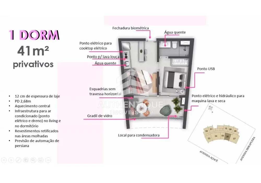 Apartamento, 1 quarto, 35 m² - Foto 12