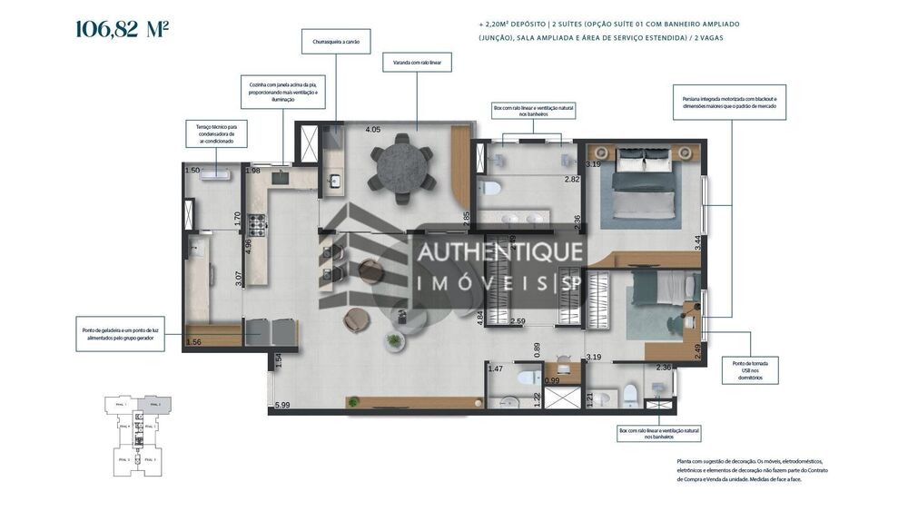 Apartamento, 3 quartos, 85 m² - Foto 14