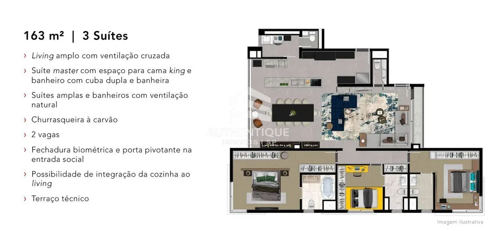 Apartamento, 3 quartos, 163 m² - Foto 5