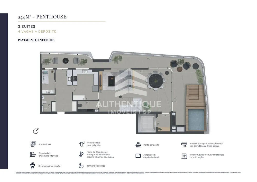 Apartamento, 3 quartos, 122 m² - Foto 16