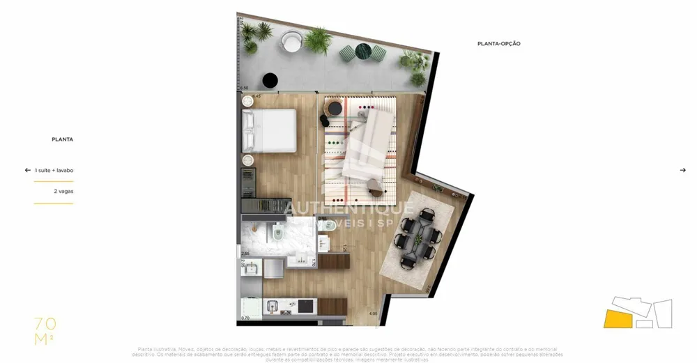 Apartamento, 1 quarto, 63 m² - Foto 2