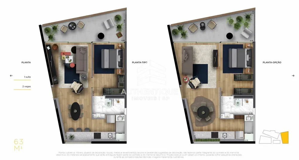 Apartamento, 1 quarto, 63 m² - Foto 15