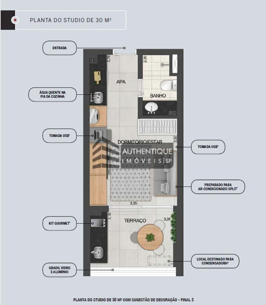 Apartamento, 1 quarto, 40 m² - Foto 1