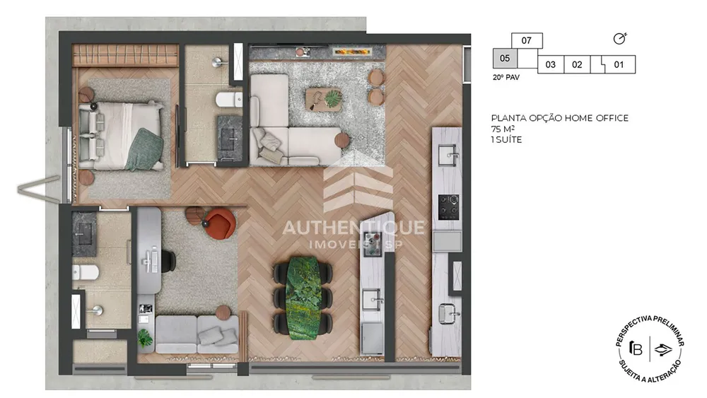 Apartamento, 2 quartos, 73 m² - Foto 5