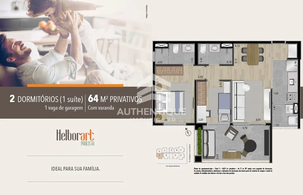Apartamento, 2 quartos, 65 m² - Foto 19