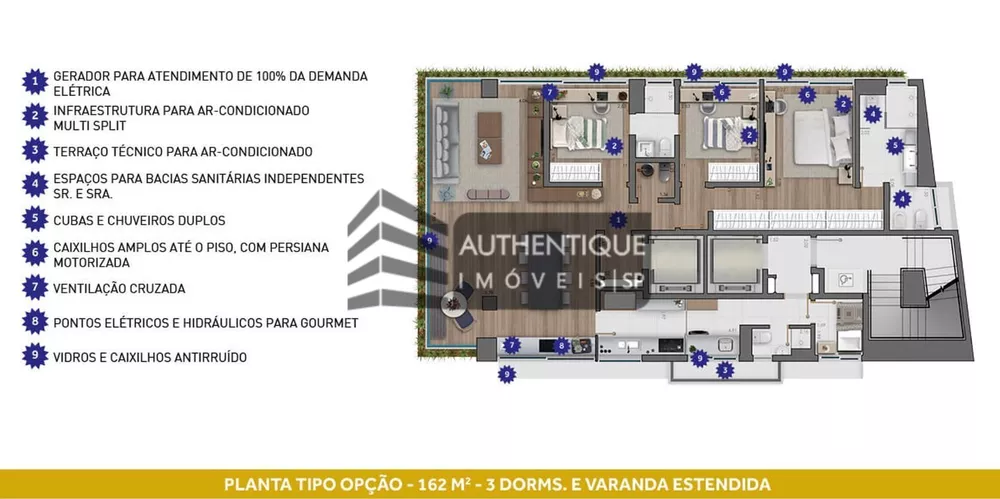 Apartamento, 2 quartos, 162 m² - Foto 1
