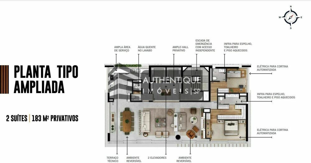 Cobertura à venda com 3 quartos, 353m² - Foto 5