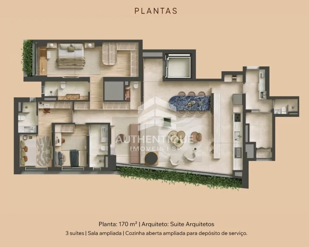Apartamento, 3 quartos, 170 m² - Foto 7