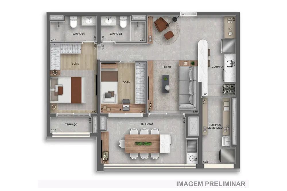 Apartamento, 3 quartos, 140 m² - Foto 9