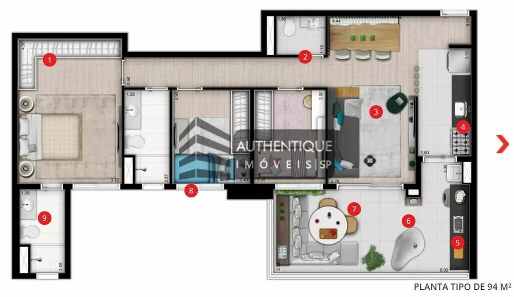 Apartamento, 3 quartos, 149 m² - Foto 10