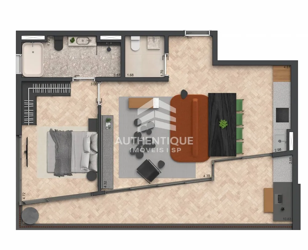 Apartamento, 1 quarto, 180 m² - Foto 19