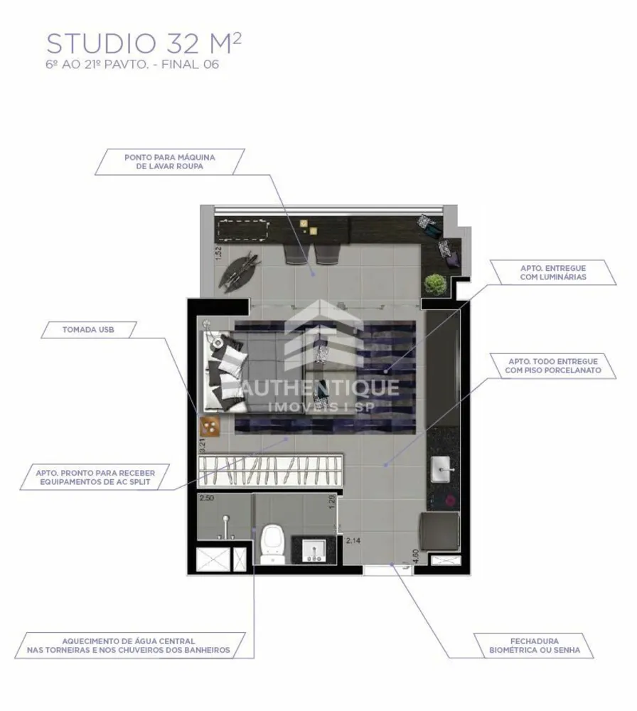 Apartamento, 1 quarto, 32 m² - Foto 18