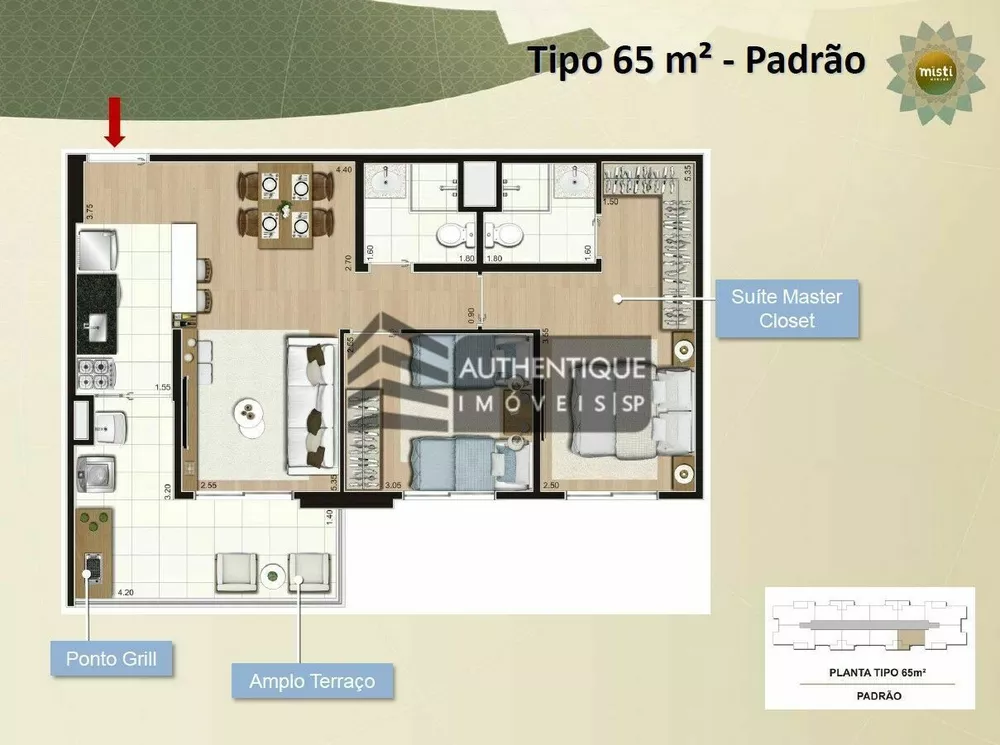 Apartamento à venda com 3 quartos, 110m² - Foto 42