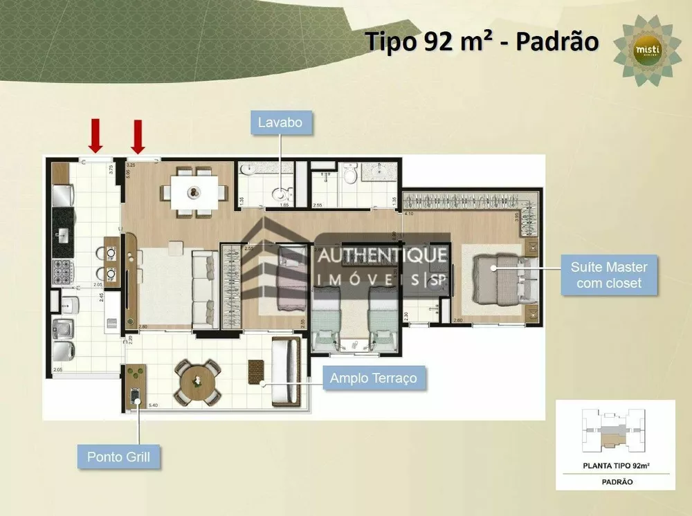 Apartamento à venda com 3 quartos, 110m² - Foto 43