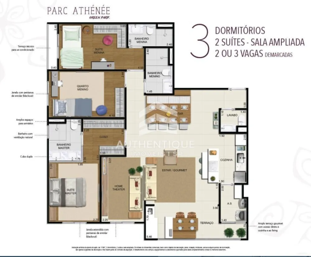 Apartamento, 3 quartos, 110 m² - Foto 28