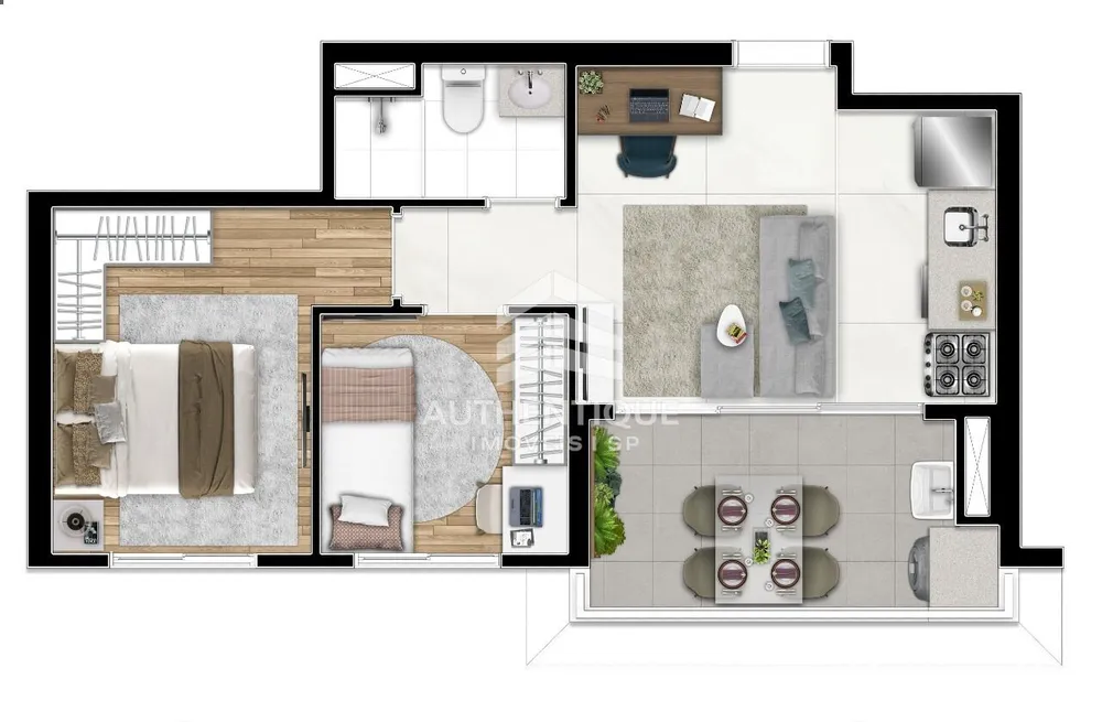 Apartamento, 2 quartos, 41 m² - Foto 12