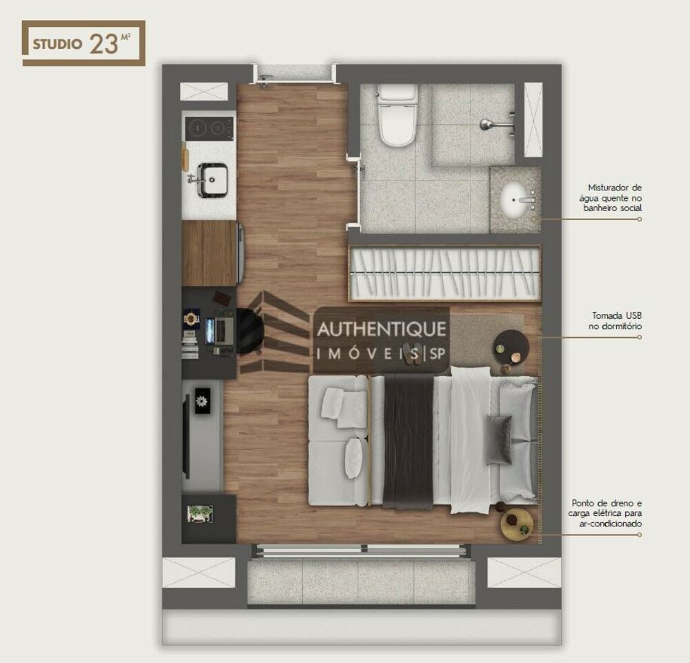 Apartamento, 1 quarto, 30 m² - Foto 27