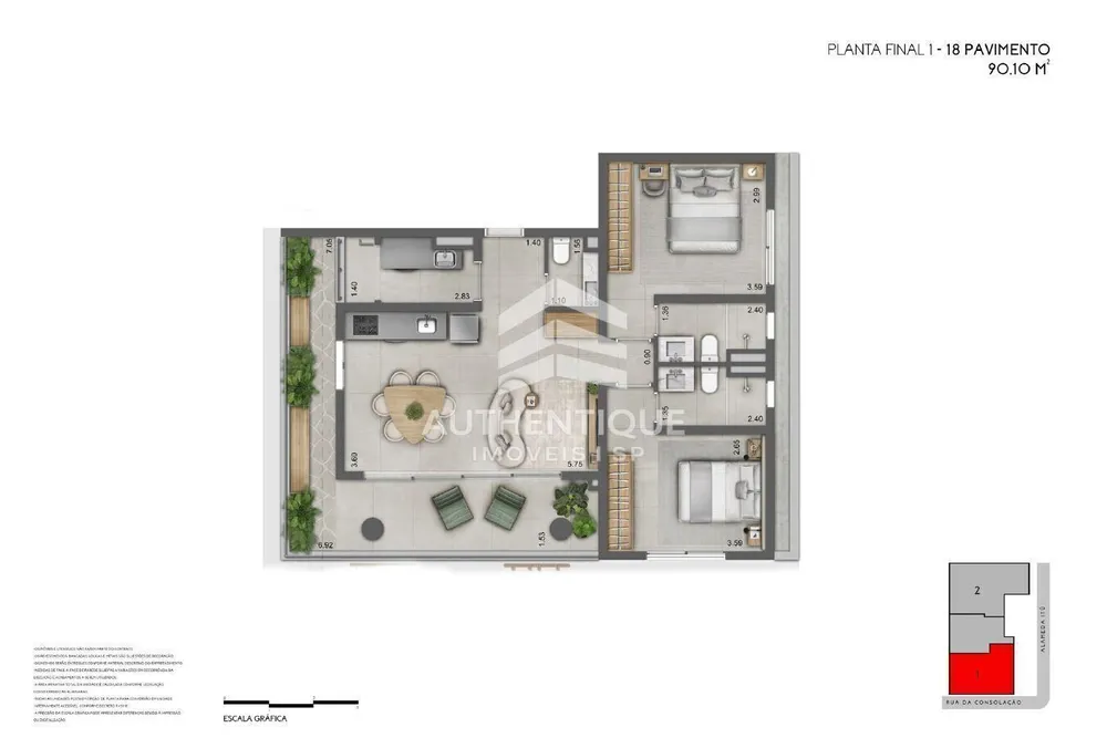 Apartamento, 3 quartos, 153 m² - Foto 12