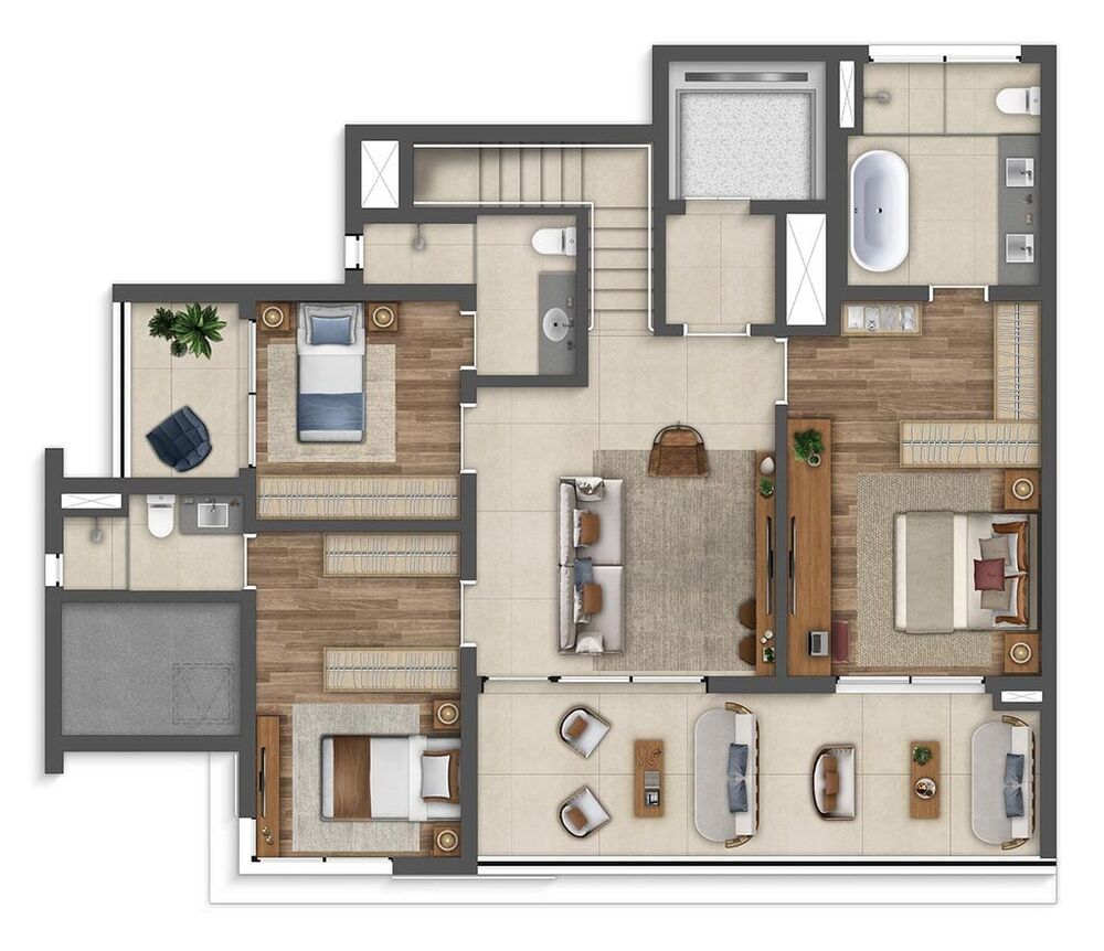 Apartamento, 3 quartos, 127 m² - Foto 7