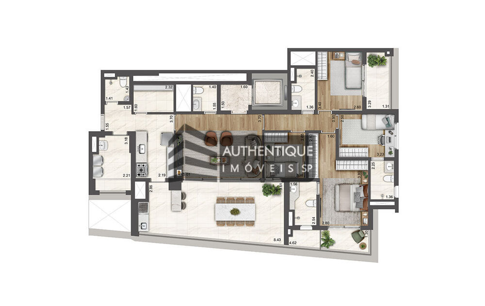 Apartamento, 4 quartos, 162 m² - Foto 22