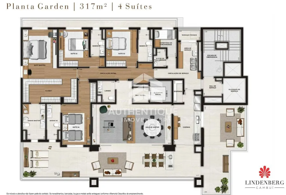Apartamento, 4 quartos, 256 m² - Foto 9