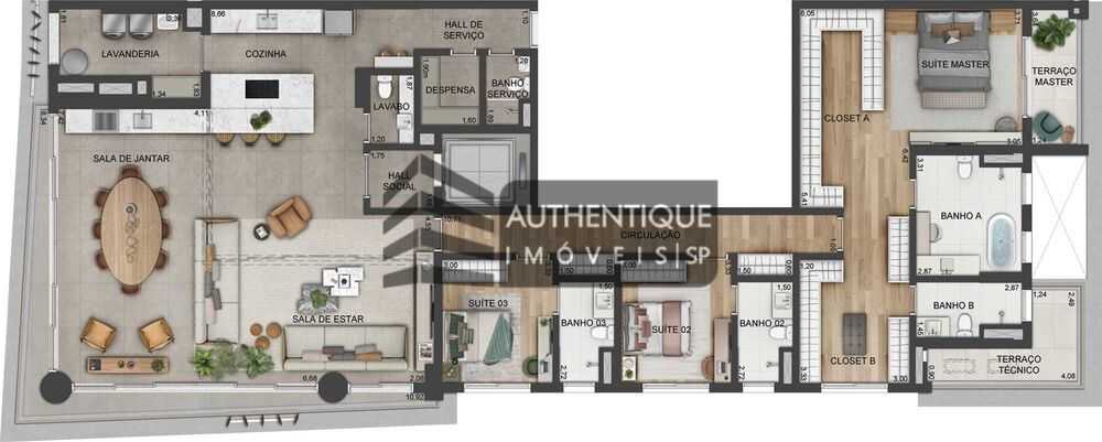 Apartamento, 4 quartos, 371 m² - Foto 14