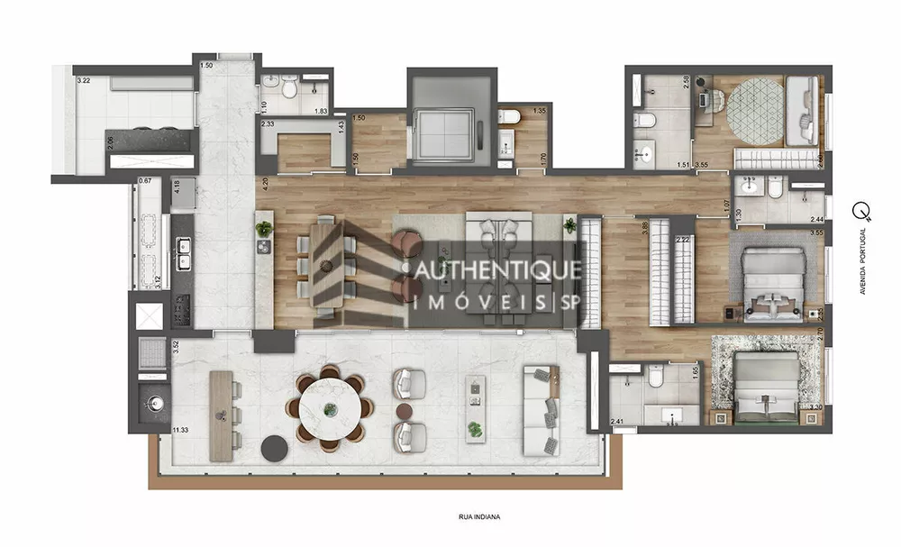Apartamento, 4 quartos, 224 m² - Foto 5