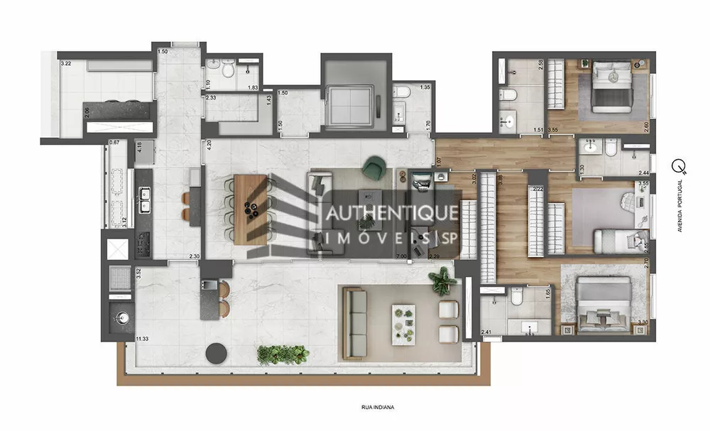 Apartamento, 4 quartos, 224 m² - Foto 11