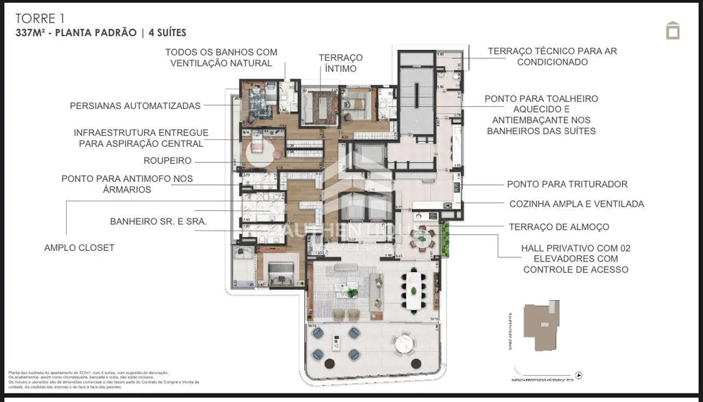 Apartamento, 4 quartos, 337 m² - Foto 9