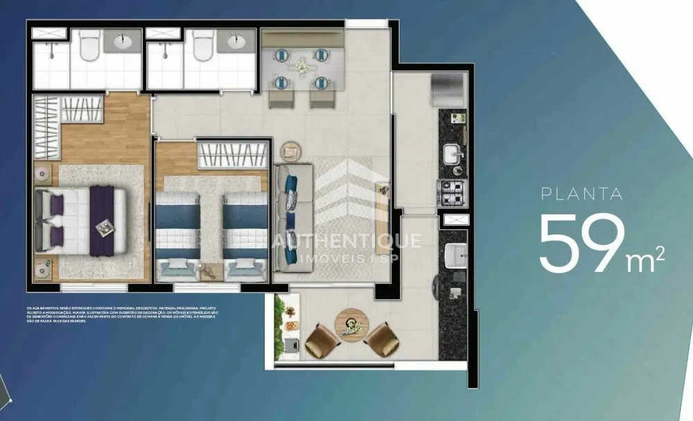 Apartamento, 2 quartos, 89 m² - Foto 14