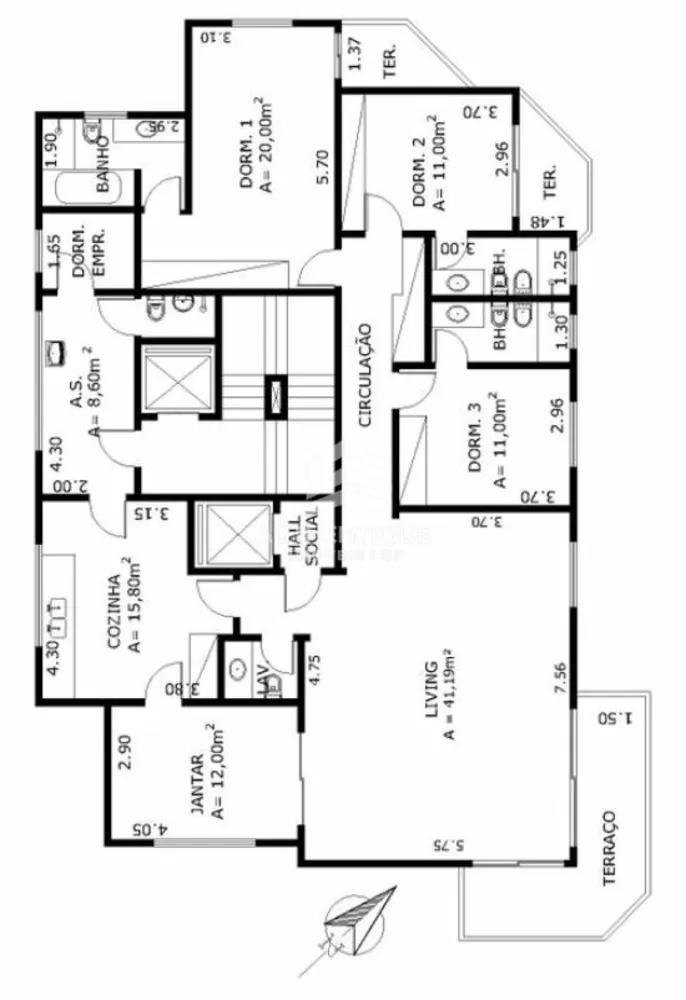 Apartamento, 3 quartos, 200 m² - Foto 8