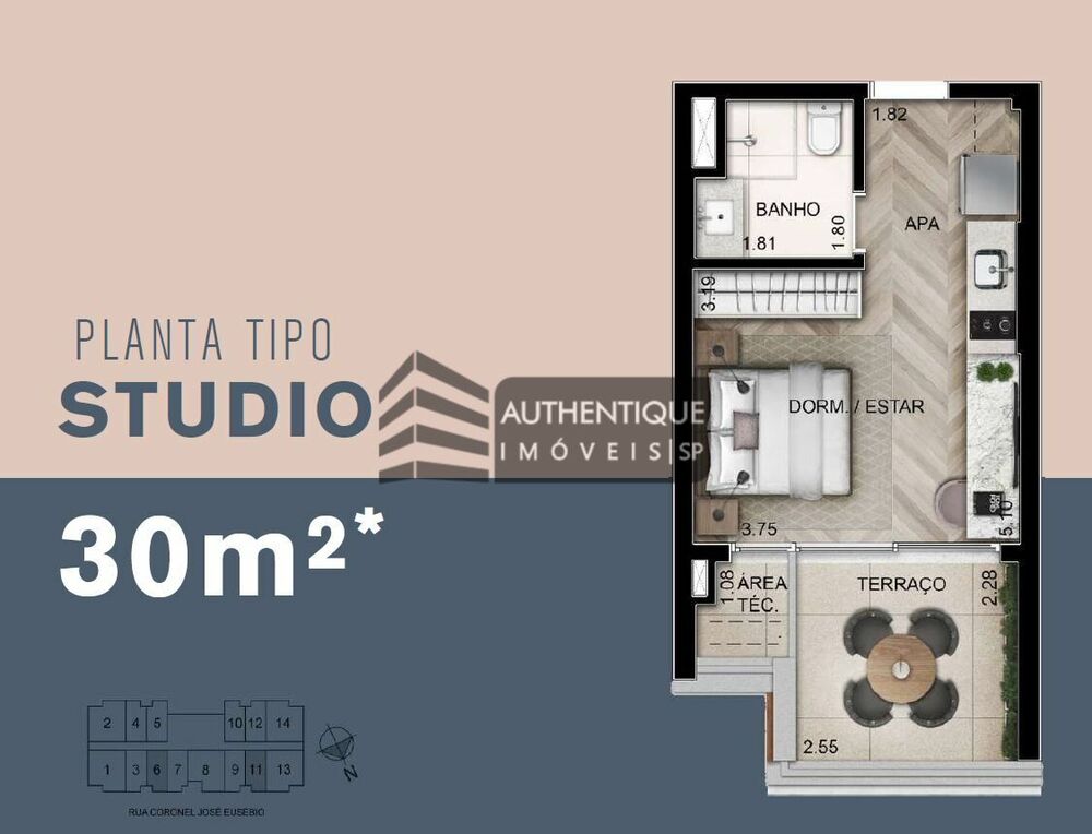 Apartamento, 2 quartos, 53 m² - Foto 1