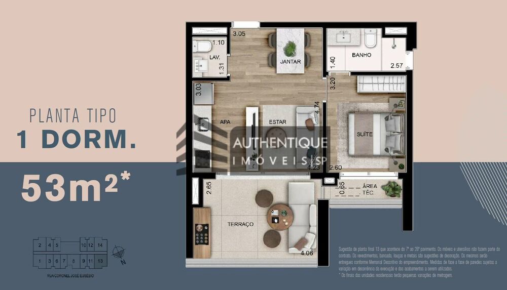 Apartamento, 2 quartos, 53 m² - Foto 14