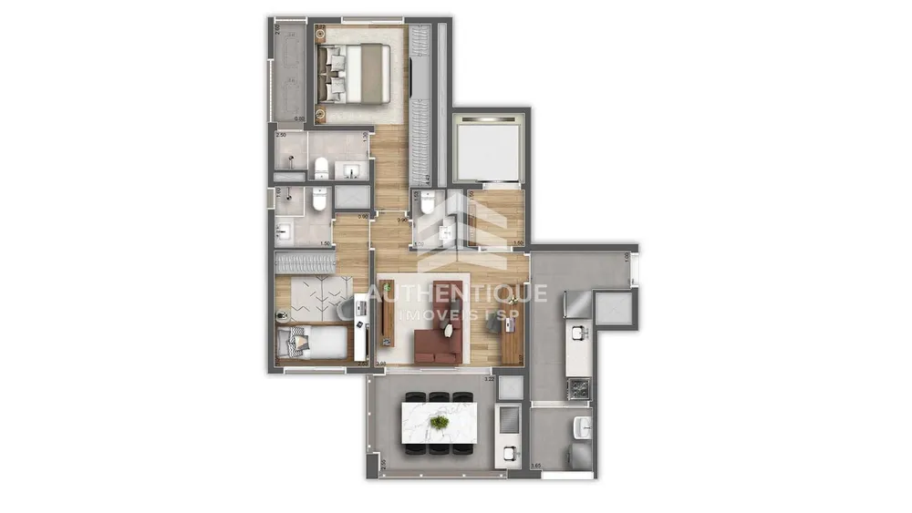 Cobertura, 3 quartos, 296 m² - Foto 9