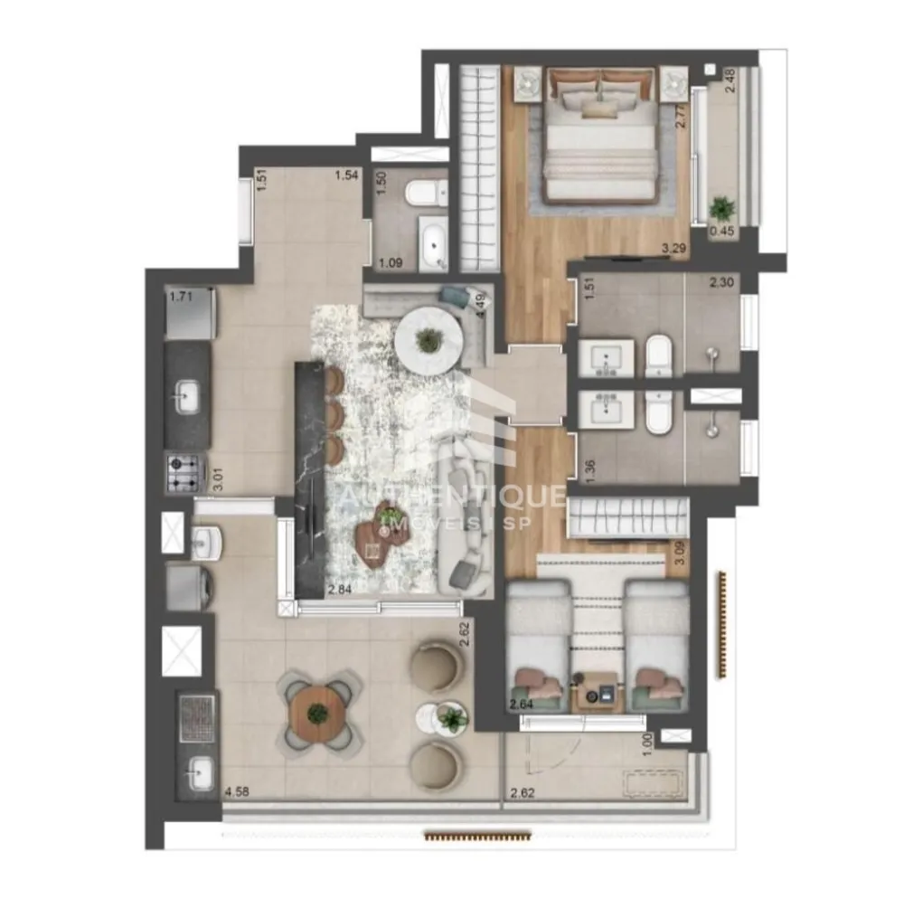 Apartamento, 3 quartos, 169 m² - Foto 10