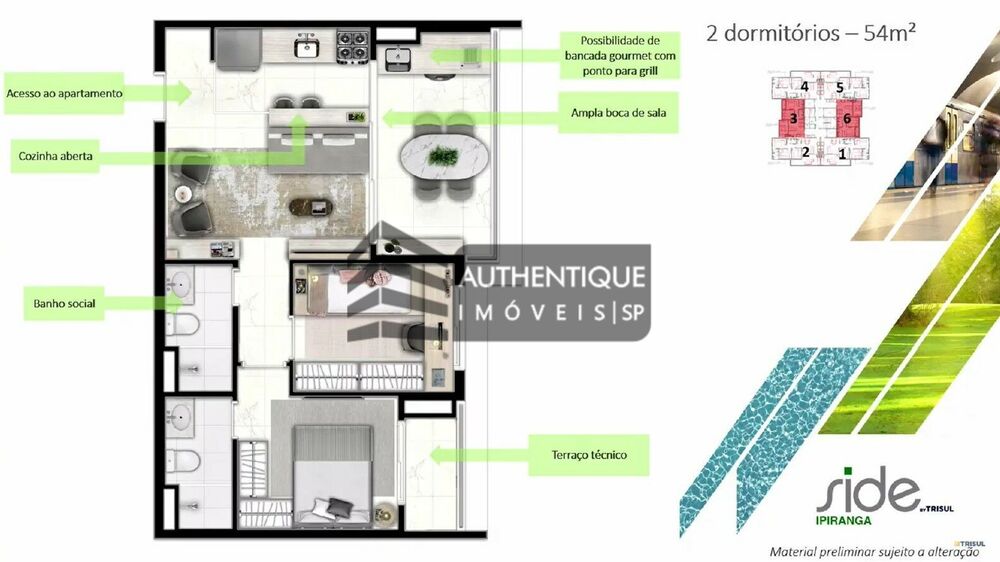 Apartamento, 3 quartos, 72 m² - Foto 8