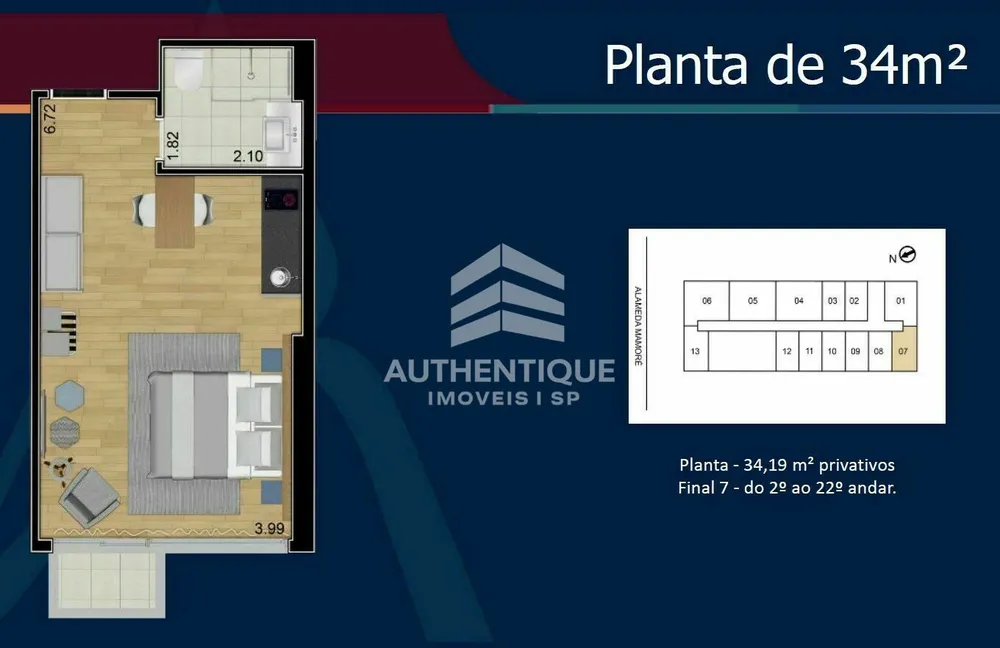 Hotel, 1 quarto, 56 m² - Foto 16