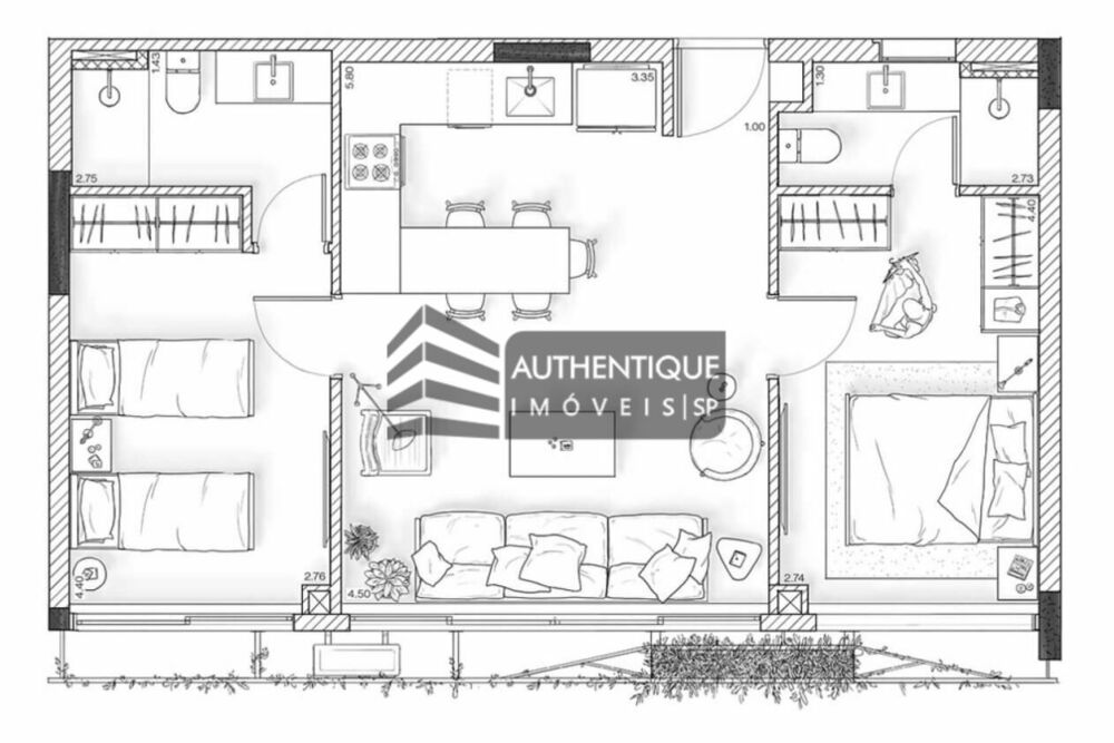 Apartamento, 2 quartos, 88 m² - Foto 8