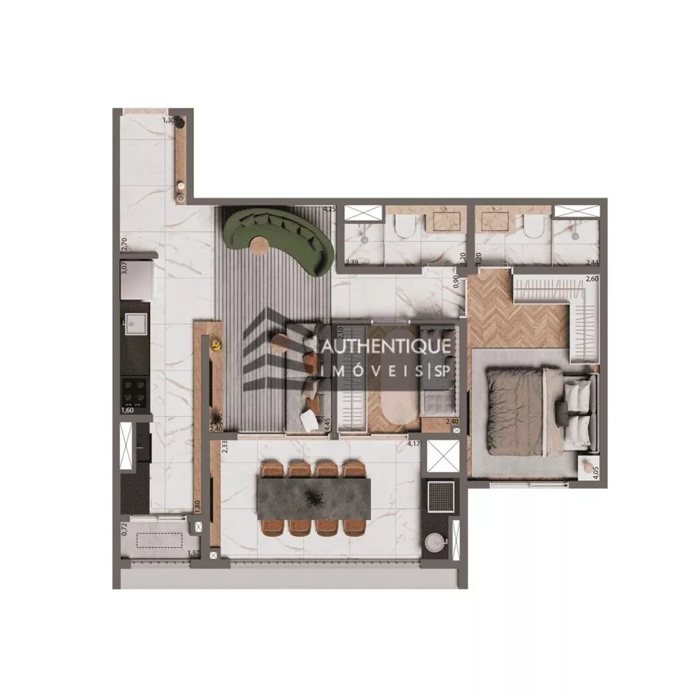 Apartamento, 2 quartos, 67 m² - Foto 11