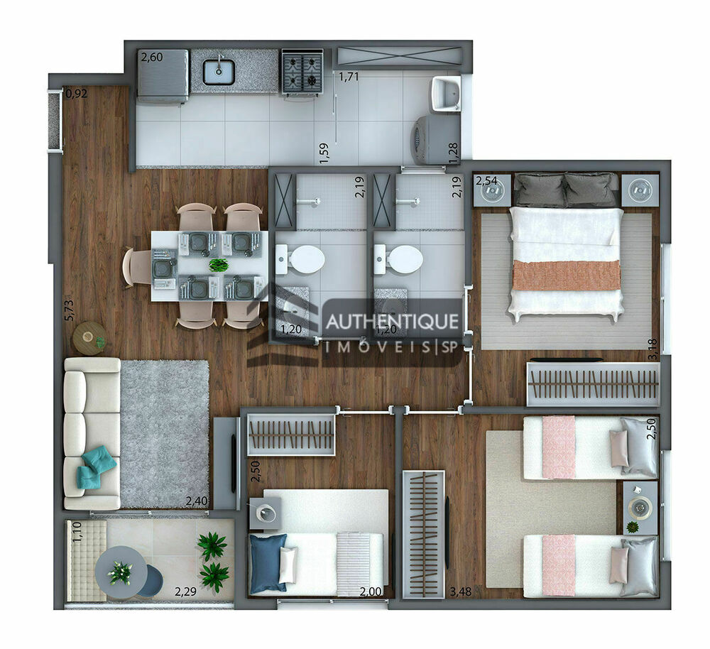 Apartamento, 3 quartos, 98 m² - Foto 10