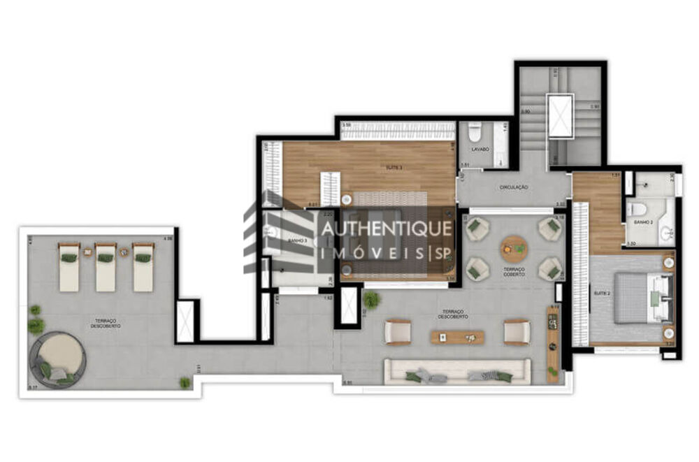 Apartamento, 2 quartos, 77 m² - Foto 2