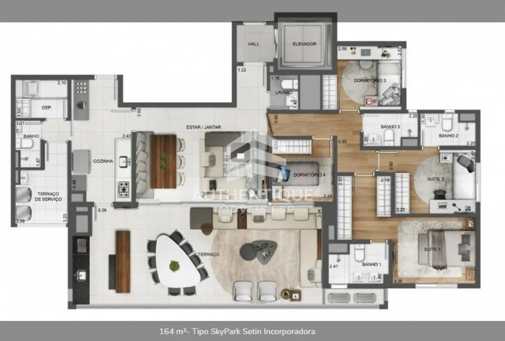 Apartamento, 2 quartos, 123 m² - Foto 15