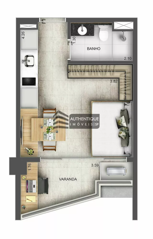 Apartamento, 2 quartos, 54 m² - Foto 4